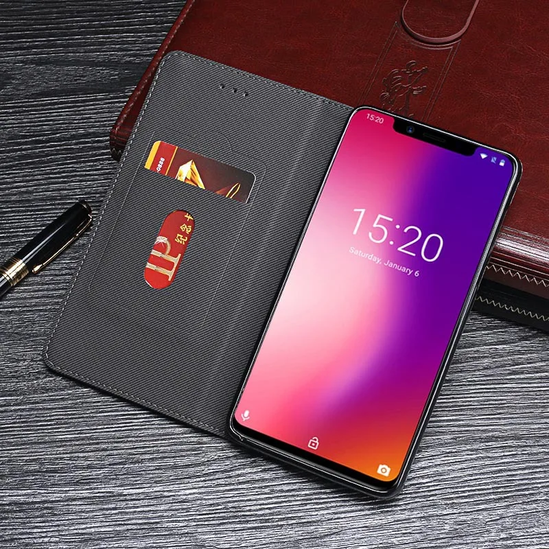 Umidigi One Max чехол 6 3 дюйма Роскошный Ретро флип-чехол из искусственной кожи для UMIDIGI