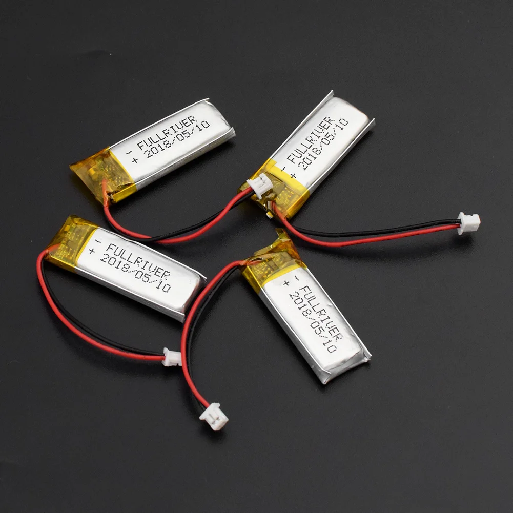 4pcs Postuman Высокая плотность энергии 501230 130 мАч Bluetooth гарнитура 3,7 в литий-полимерный аккумулятор литий-полимерные аккумуляторы - Цвет: 4pcs