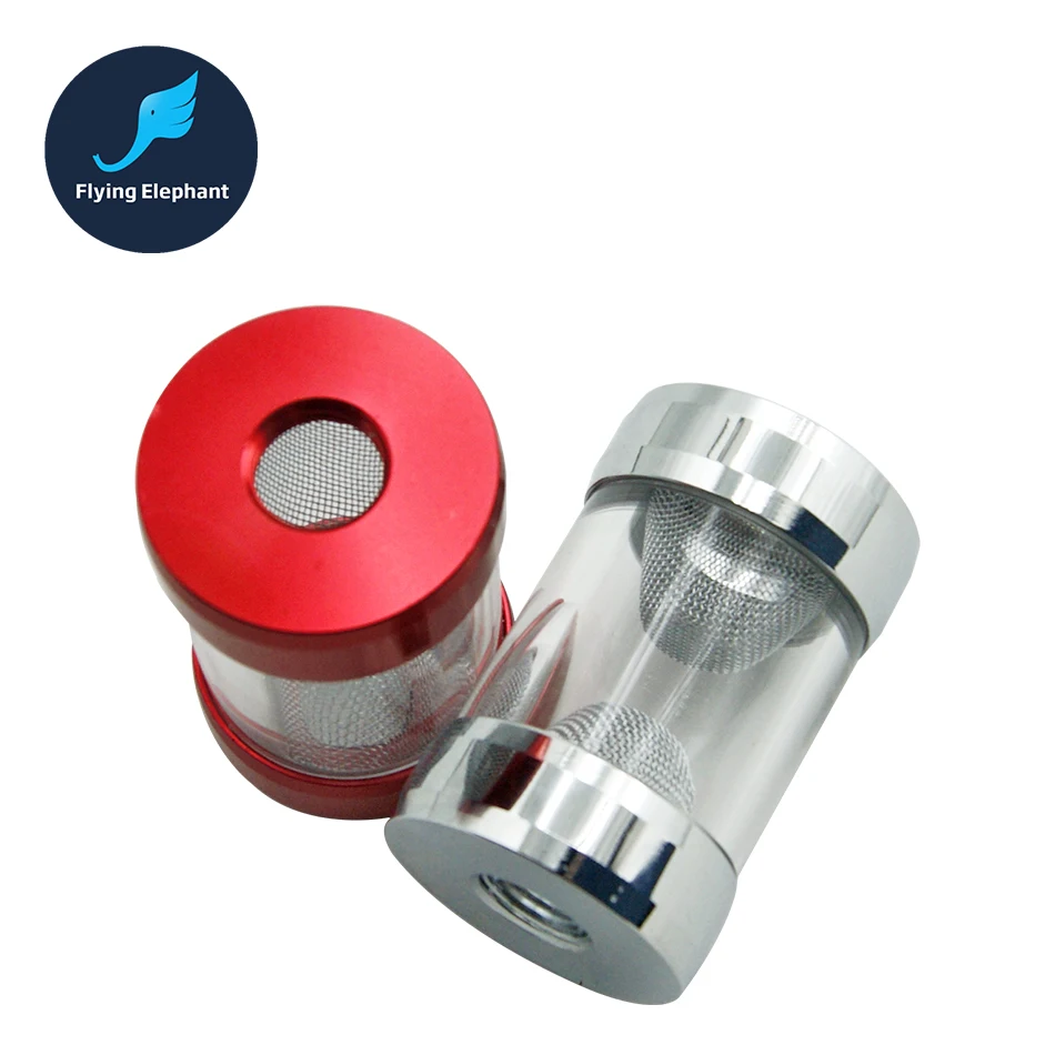 Водяной фильтр системы охлаждения с двумя головками металлический цилиндр
