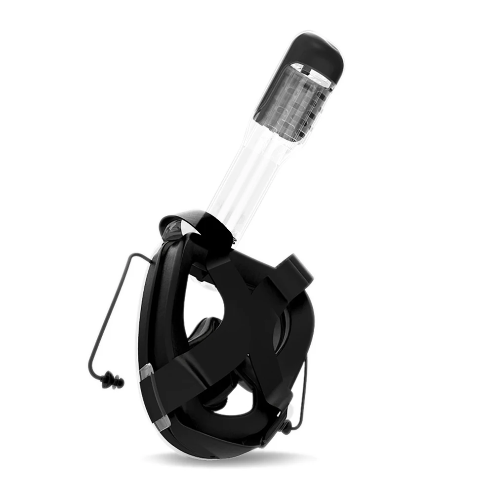 Новинка 2019 маска для плавания подводного с полным лицом цельная мягкая детей и