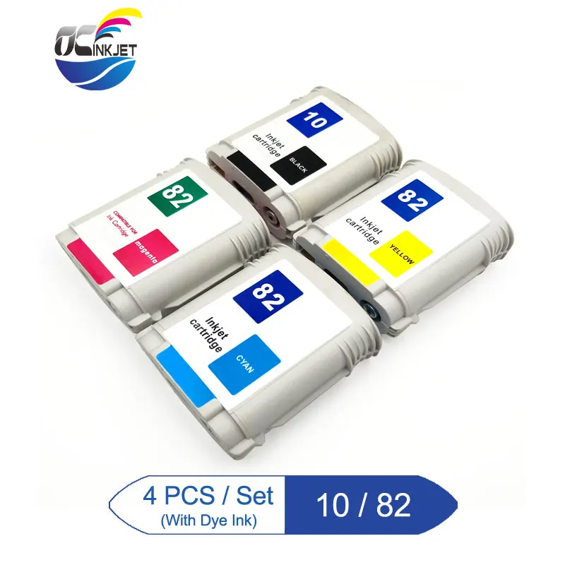 Третьи вечерние чернила для hp 10 82 Совместимый картридж для hp Designjet 500 500ps 800 800ps 815MFP 820MFP 1100 принтер