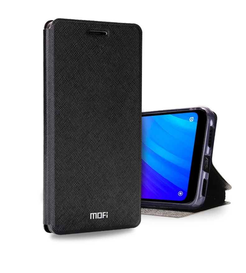 Для Xiaomi redmi 7 чехол силиконовый чехол для Xiaomi redmi 7 Pro 7 Plus Чехол-книжка кожаный Mofi 360 противоударный redmi 7 capas