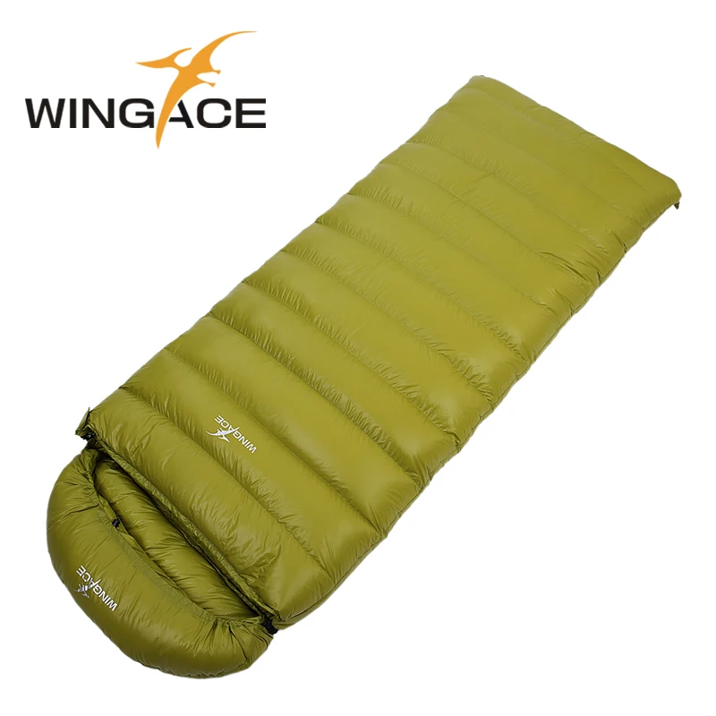 Зимний спальный мешок WINGACE Fill 3000 г с гусиным пухом Сверхлегкий походный