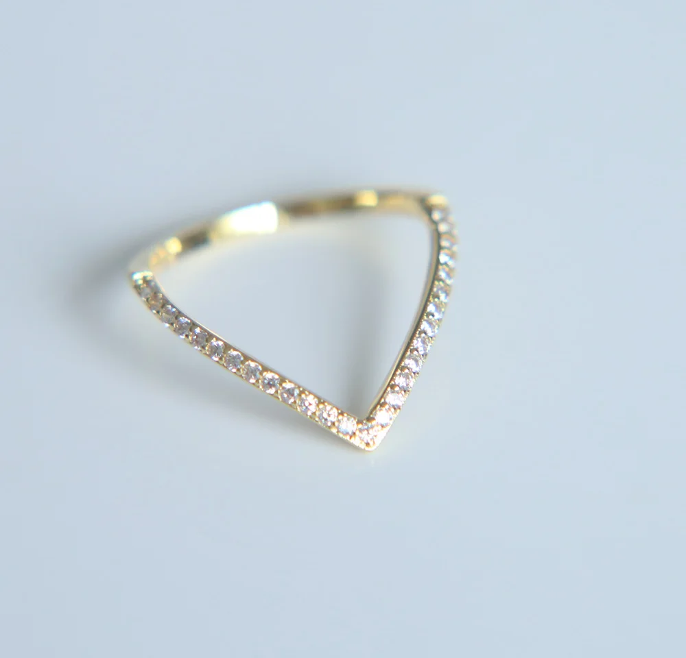 Женское Обручальное кольцо с короной золотистого CZ и блестящим цирконием Anel Feminino