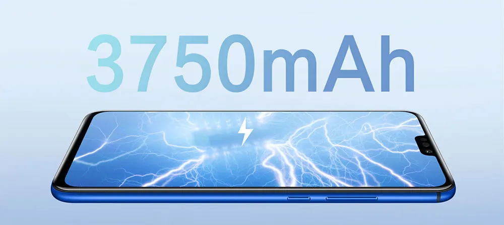 Глобальная версия HONOR 8X4 GB ram 128GB rom Восьмиядерный 16MP 20MP две камеры 6 5 &quot3750 mAh Android 8 1