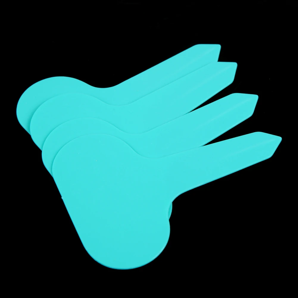 Многоразовые Т-образные пластиковые этикетки для растений 100 шт./лот плотная