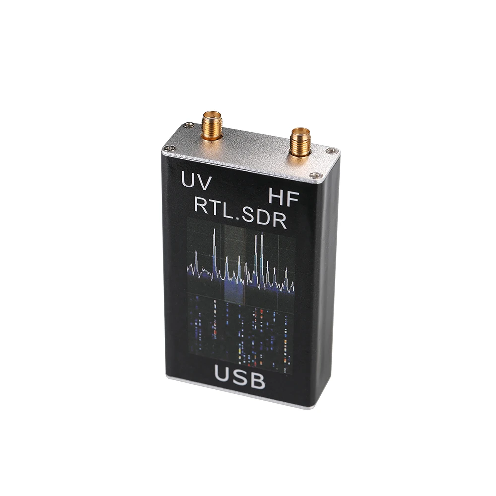 RTL.SDR USB тюнер приемник R820T + 8232 100 кГц 1 7 ГГц полный диапазон UV HF собранный своими