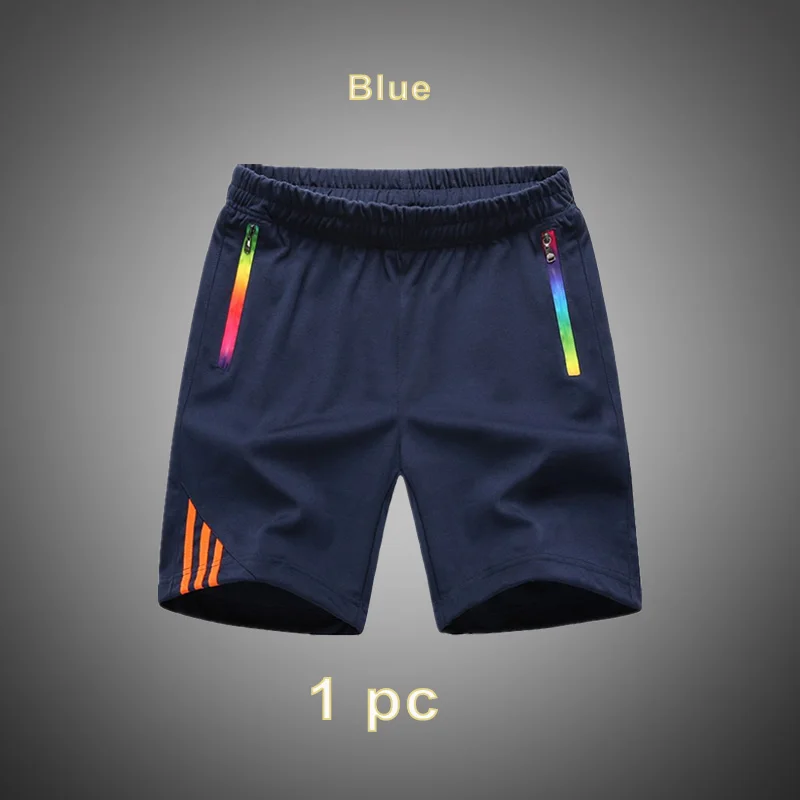 AE085 Blue 3 шт., летние мужские шорты для фитнеса, повседневная спортивная одежда, брендовые бермуды Masculina, хлопковые пляжные шорты, спортивные штаны для бега, короткие мужские брюки - Цвет: AE085 Blue