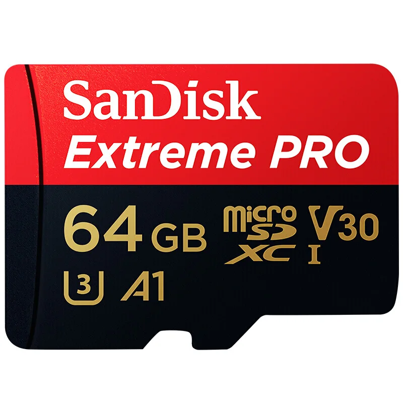 Оригинальная карта Micro SD sandisk extreme pro флэш память до 170 МБ A2 V30 U3 32 ГБ 64 128 TF памяти с