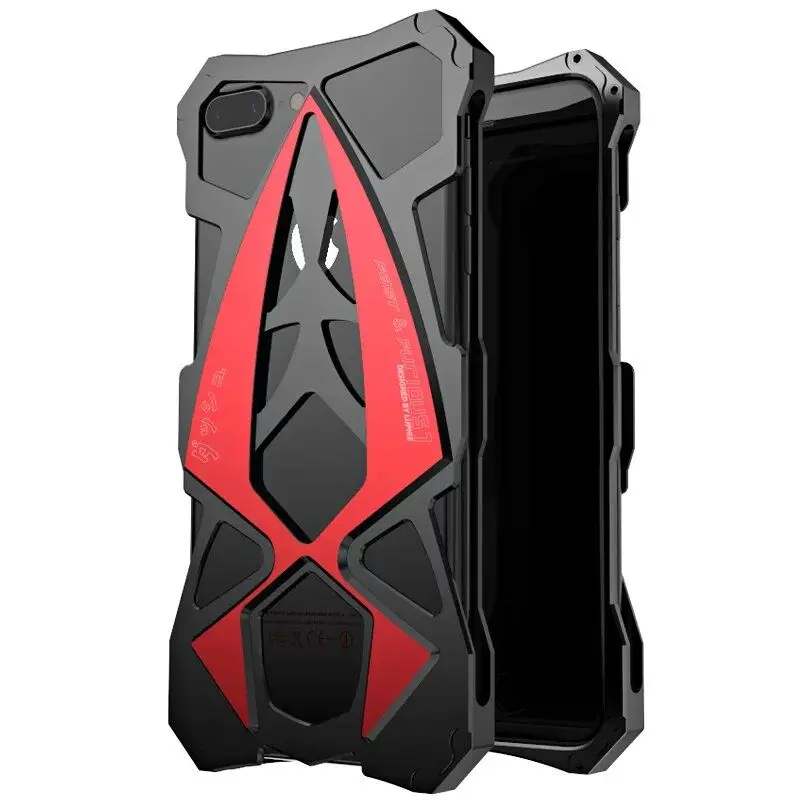 New Original Design Cool Metal Aluminum Armor Car THOR IRONMAN phone cover shell case for iphone X Luphie |