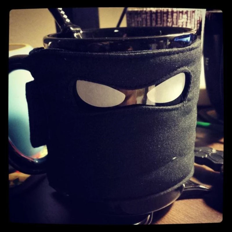 Assassinate кофеин черная маска керамическая чашка с ложкой меч Кофе Молоко