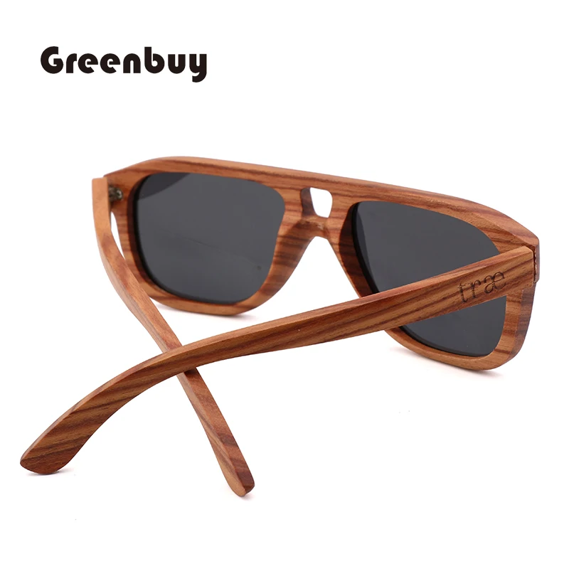 Солнцезащитные очки в стиле ретро для мужчин и женщин из бамбука с гравировкой