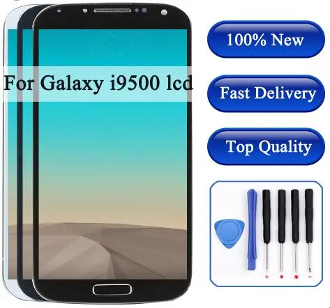 I545 I9500 i9505 ЖК дисплей для SAMSUNG Galaxy S4 сенсорный экран дигитайзер с рамкой i545