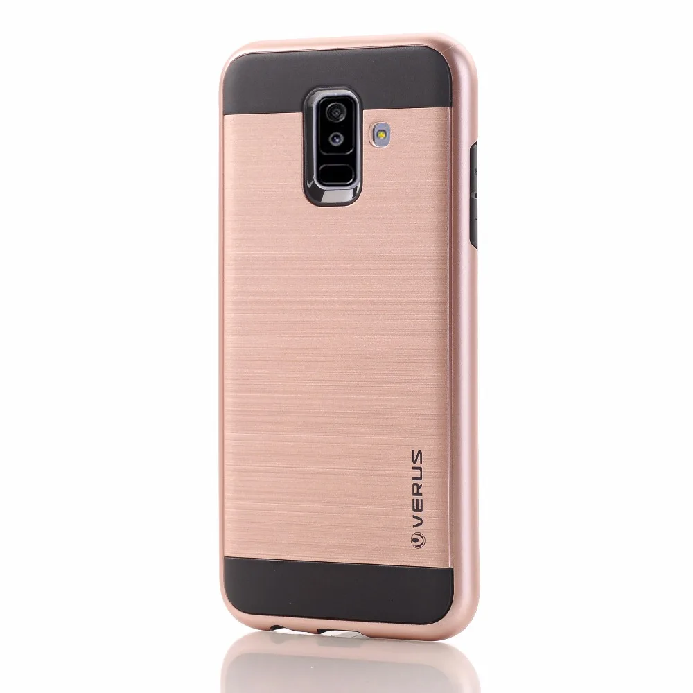 Противоударный пластиковый гибридный армированный чехол для Samsung Galaxy A6 A6plus 2018