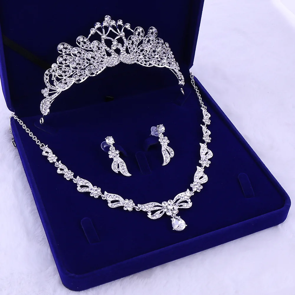 Серебряные серьги в виде короны для свадебной вечеринки 2019 | Украшения и