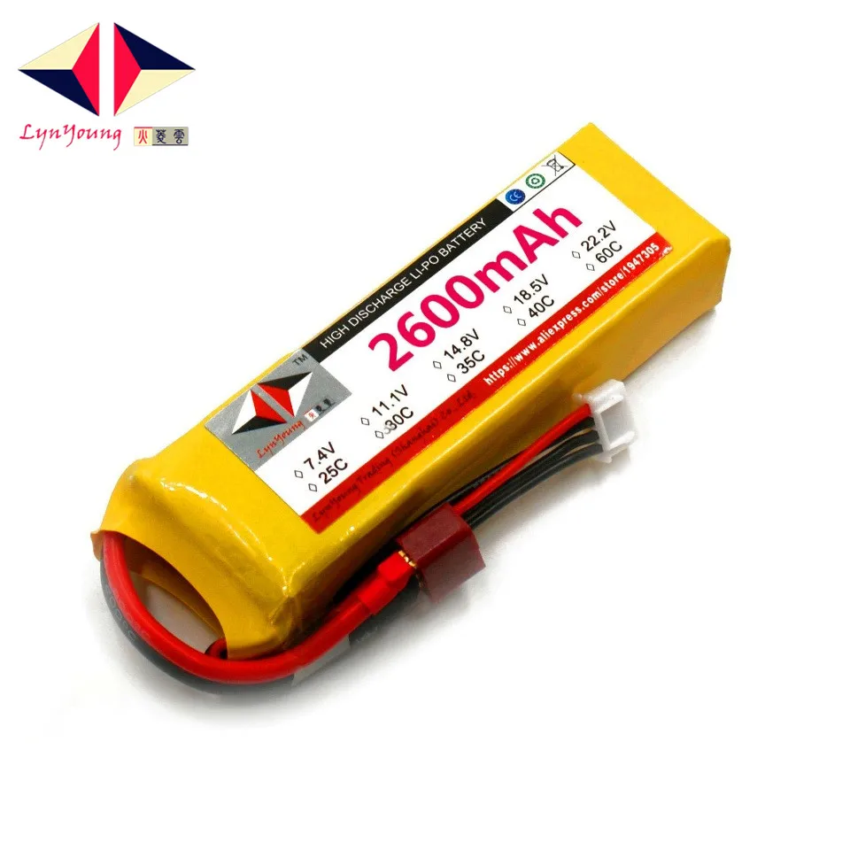 Аккумулятор HX Lipo 3S 11 1 В 2600 мАч 25C 30C 35C 40C 60C для радиоуправляемого дрона