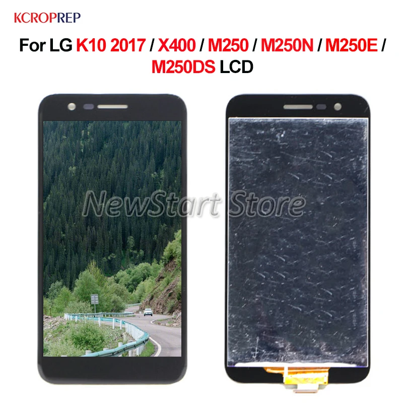 ЖК дисплей 5 3 дюйма для LG K10 2017 X400 M250 M250N M250E M250DS с рамкой LCD|Экраны мобильных