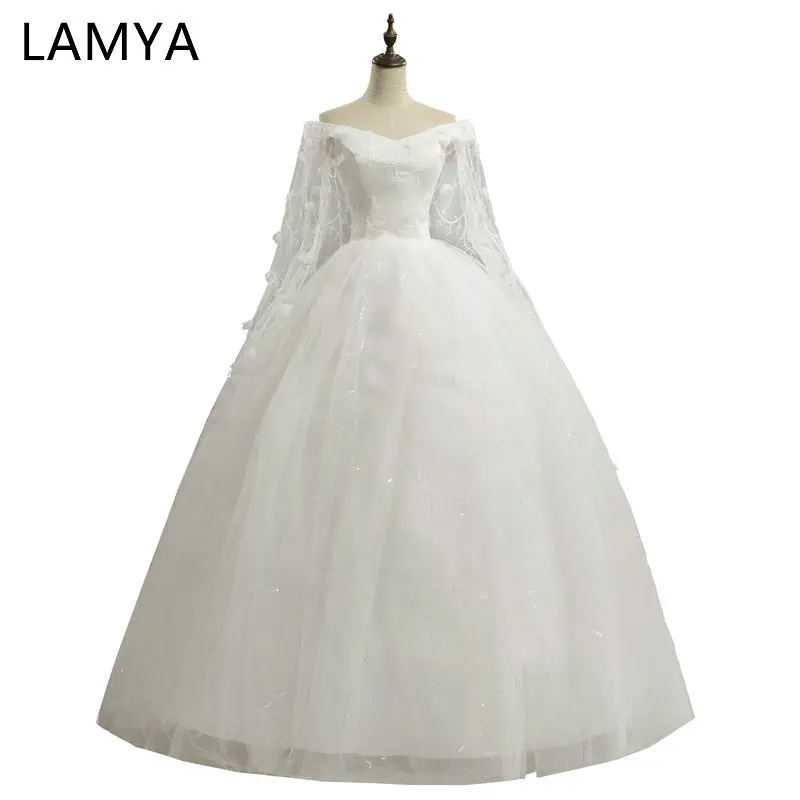 LAMYA бальное платье принцессы свадебное женские винтажные платья невесты с