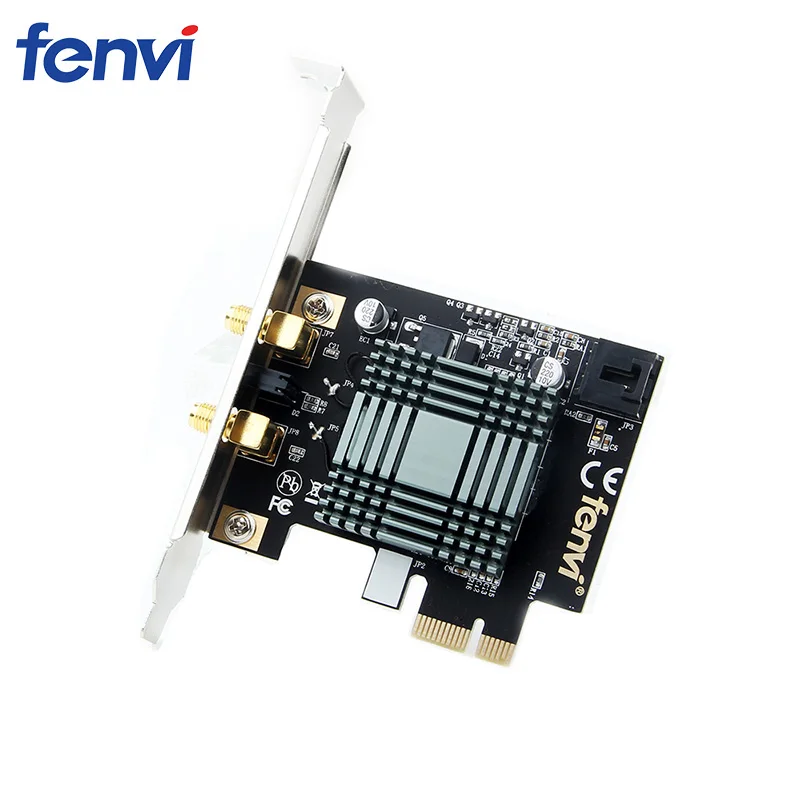Desktop Беспроводной PCI Express WiFi адаптер Dual Band 1730 Мбит/с Bluetooth 5,0 MU-MIMO Windows 10 с Intel 9260 сетевая карта
