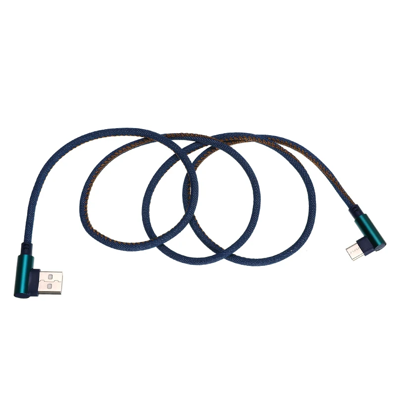 Usb type C 3 1 м/2 м короткий кабель 90 градусов прямоугольный разъем usb провод USB для Xiaomi