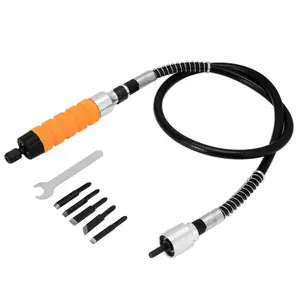 Набор инструментов для резьбы по дереву, 5 наконечников, гибкий вал