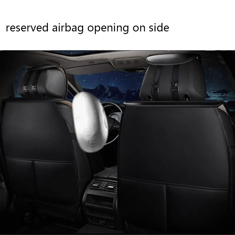 (Передняя Задняя часть) кожаные чехлы для сидений автомобиля подушка nissan almera classic