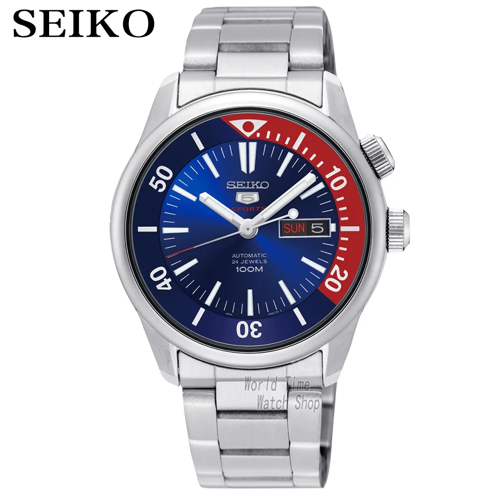 SRPB25K1-A Seiko часы мужские 5 автоматические часы лучший бренд класса люкс водонепроницаемые спортивные мужские часы набор механические Военные часы для дайвинга relogio reloj - Цвет: SRPB25K1-A