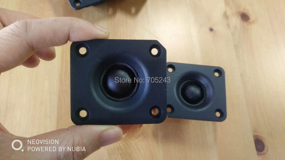 2 шт. MeloDavid аудио Vifa thyphany 3/4 дюйма 20 мм ткань купольный твитер 4Ohm 30 W, динамик hifi твитер автомобильный аудио