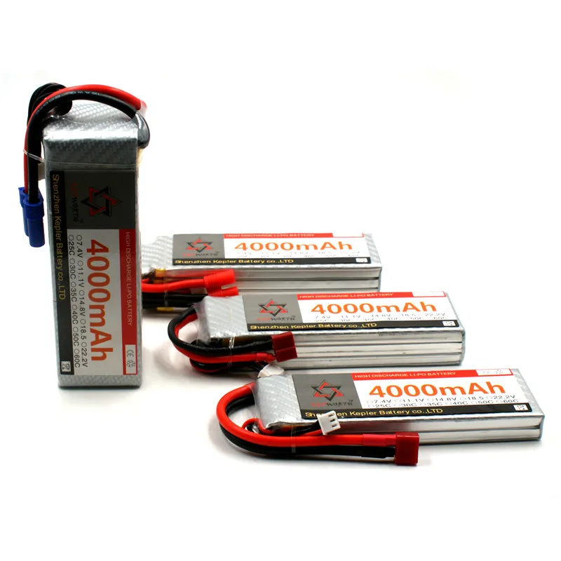 Литий полимерный аккумулятор 11 1 V 3S RC 1100 3500 4000 5200mAh 30C 40C для радиоуправляемых