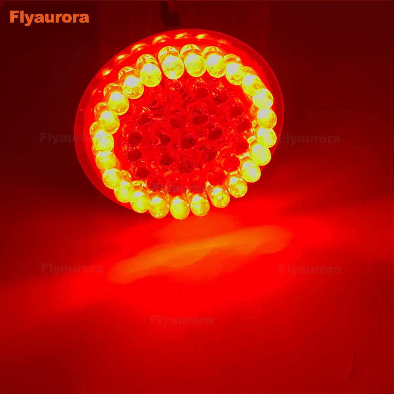 Панель сигнала поворота для мотоцикла 2 дюйма 1157 светодиодов красного и