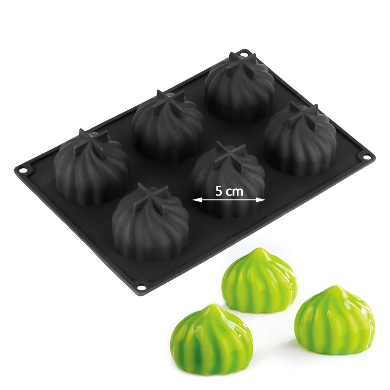 JSC2490 SILIKOLOVE, силиконовая форма для торта, мусс, форма в форме сердца, поднос для торта, цветок, многополостная серия, антипригарная форма для выпечки, форма для выпечки - Цвет: JSC2490