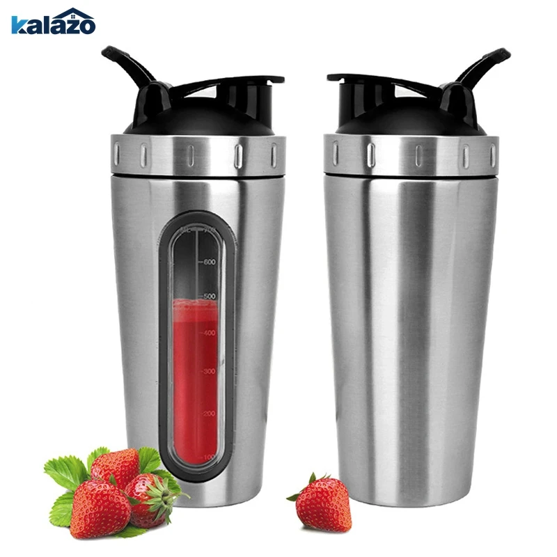 700 мл Толстая протеиновая пудра из нержавеющей стали Коктейльная чашка с