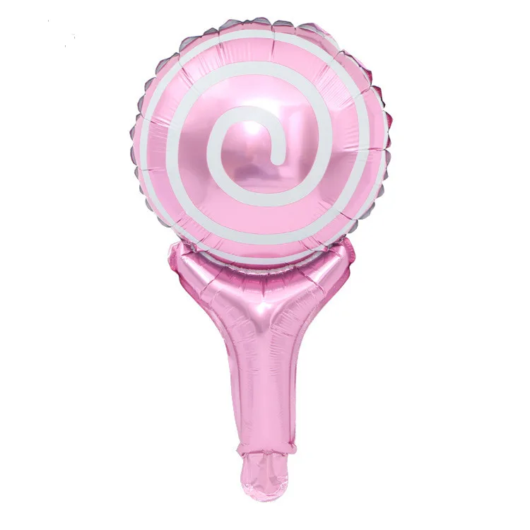 20 шт./лот новые стильные воздушные шары из фольги в виде леденцов с колокольчиком