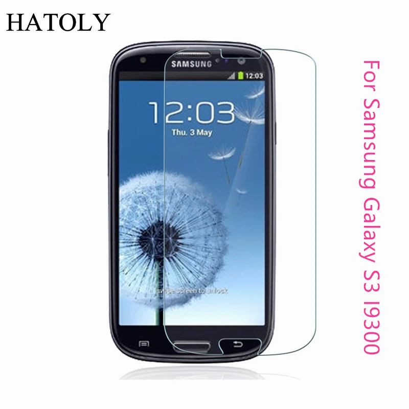 2 шт. закаленное стекло для телефона samsung Galaxy S3 I9300 Защитная пленка экрана HATOLY |