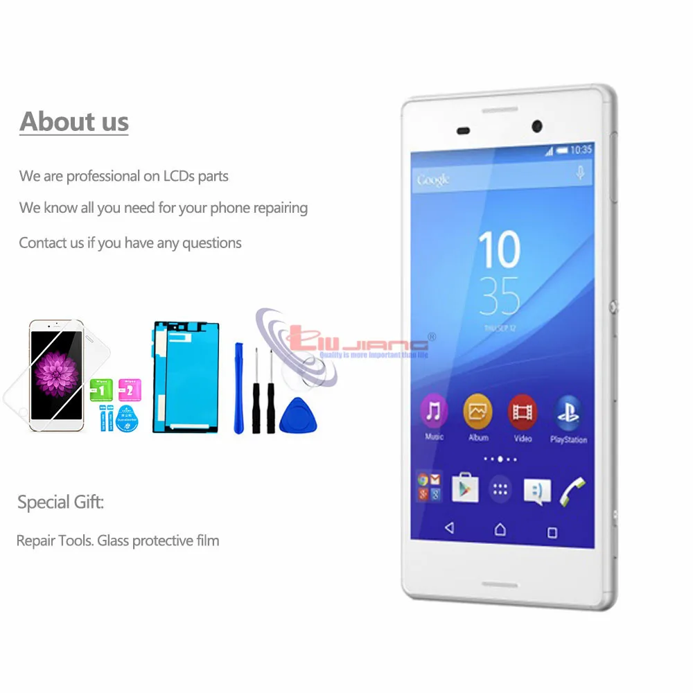 ЖК экран с дигитайзером для Sony Xperia M4 E2303 E2306 E2353 E2333 сенсорный в сборе 5 0