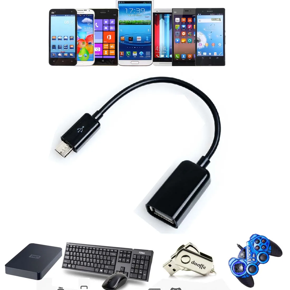 USB адаптер OTG Кабель-адаптер Шнур для планшета ASUS Memo Pad ME172/V ME171 планшет Android 2 0 |