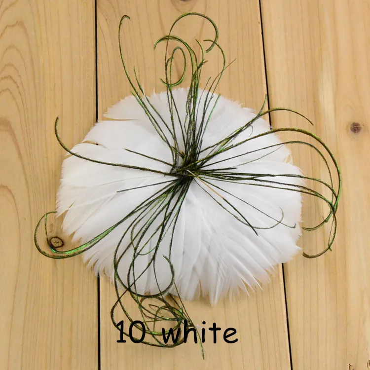 Ободок с перьями павлина для новорожденных 3 9 дюйма 20 шт./лот|feather bait|feather knitfeather plume