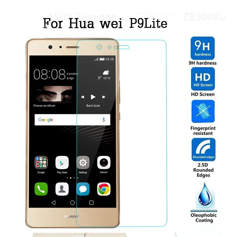 WZH стекло для huawei P8 P9 P10 P20 Lite Защитная пленка для экрана для Honor 5C 6A 7 8 Защитная пленка из закаленного стекла