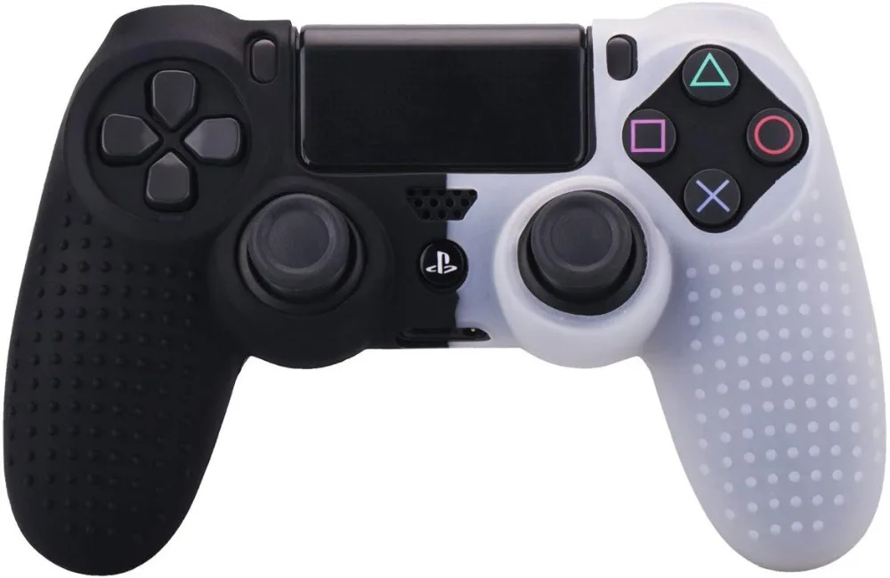 YOTEEN для Dualshock 4 чехол с шипами в горошек силиконовый резиновый гелевый Чехол для sony PS4 Slim/Pro Чехол для контроллера красный синий