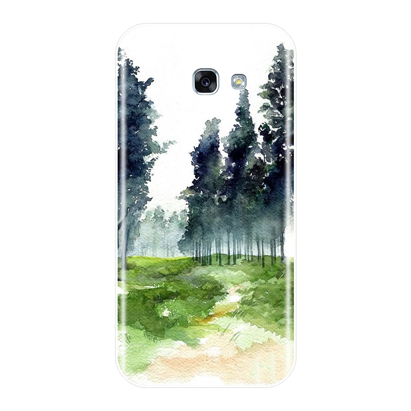 Силиконовый чехол для Samsung Galaxy A3 A5 A7 2016 2017 мягкая задняя крышка A6 A8 Plus 2018 A7|Бамперы|
