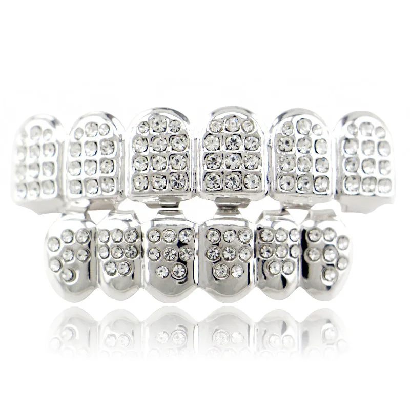 В Стиле Хип хоп декоративные Зубные коронки тела ювелирные с золотым оттенком