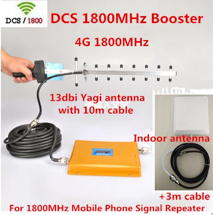 Репитер 4G Repetidor 65db GSM 1800 mhz усилитель сигнала мобильного телефона DCS с повторяемым