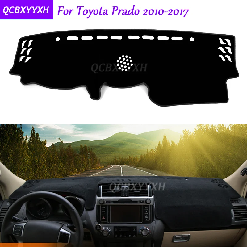 Коврик для приборной панели Toyota Prado 2010 2017 защитный коврик интерьера Photophobism