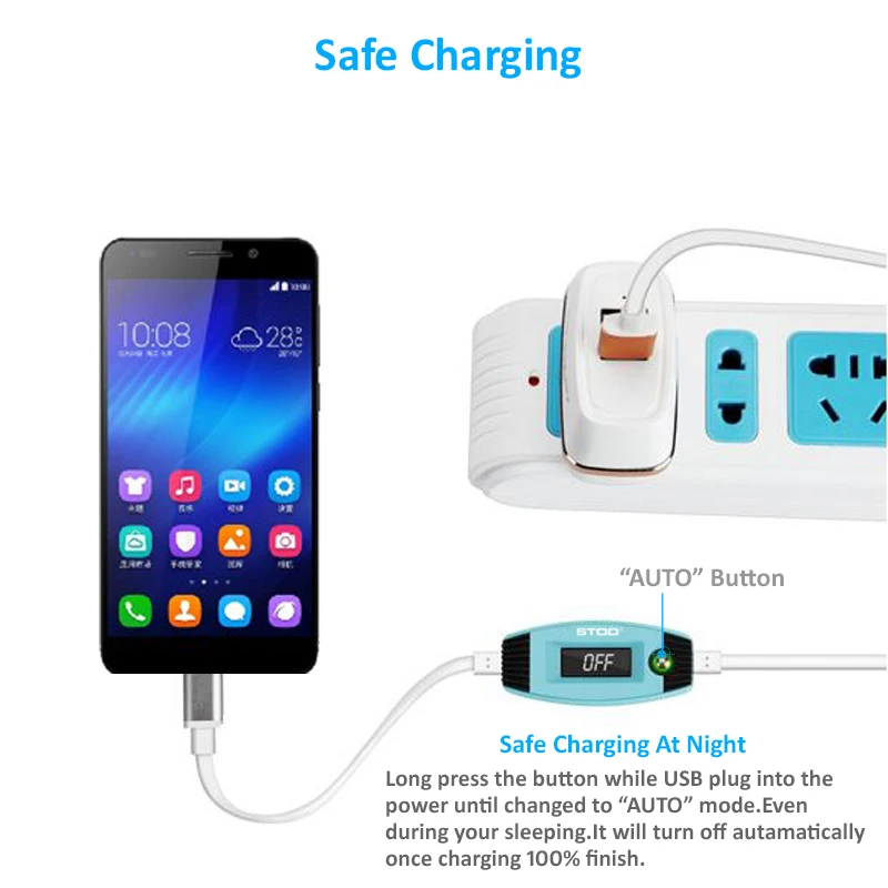 STOD Micro USB кабель тестер светодиодный дисплей текущее время поддержка быстрая зарядка для samsung huawei zte Xiaomi power Bank зарядное устройство метр