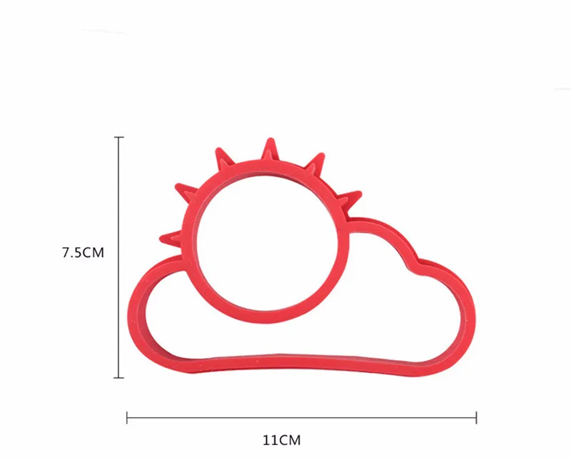 Creative Silicone Cute Sun Cloud Egg Mold Fried Pancake cooking tools kitchen egg gadget Breakfast baking |