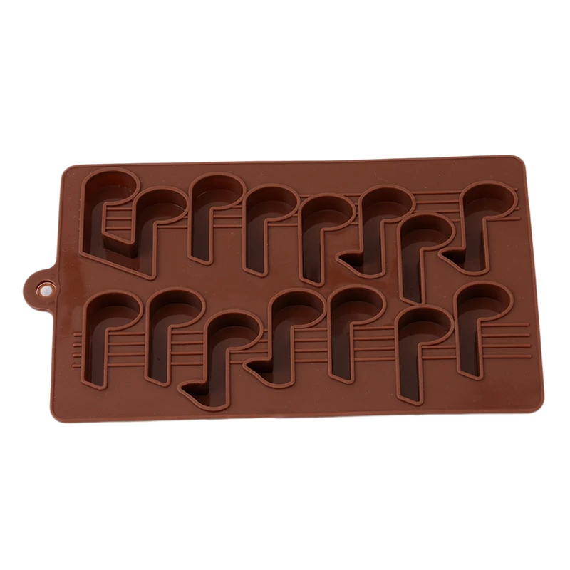 1 шт. красивые музыкальные ноты форма силиконовая помадка торт плесень пекарня