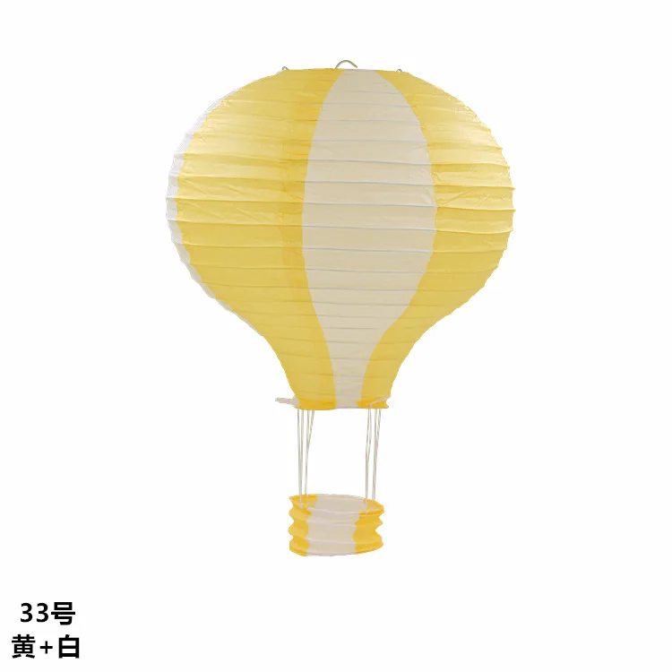 yellow white Горячая Распродажа, 1 шт., 12 дюймов, 30 см, Радужный воздушный шар, бумажный фонарь, украшение для детской вечеринки, дня рождения, свадьбы, вечерние украшения - Цвет: yellow white