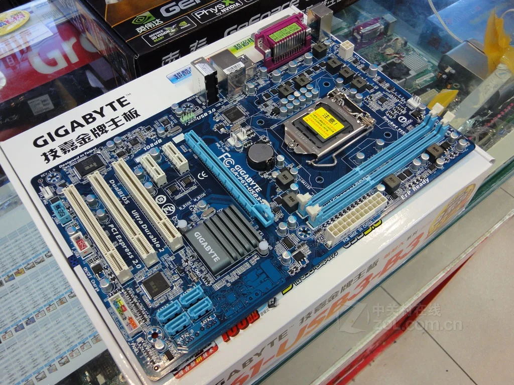 GIGABYTE GA-P61-USB3-B3 настольная материнская плата H61 Socket LGA 1155 i3 i5 i7 DDR3 16G ATX оригинальная P61-USB3-B3 материнская плата