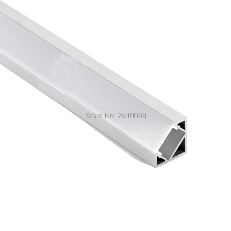 10 X 1M Sets/Lot 30 degrees corner beam aluminum profile led V shape aluminium led channel housing for led cabinet lights