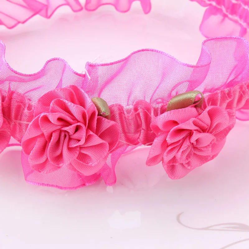 M MISM/Новинка Кружевная повязка на голову с цветочным принтом три цветочных